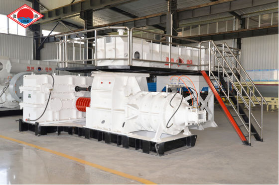 Two Stage Vacuum Extruder Interlocking Brick Making Machine